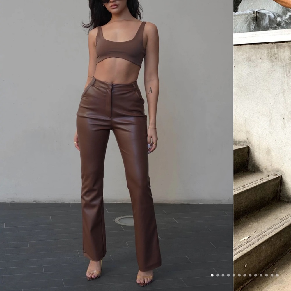 Meshki Tyra leather pants